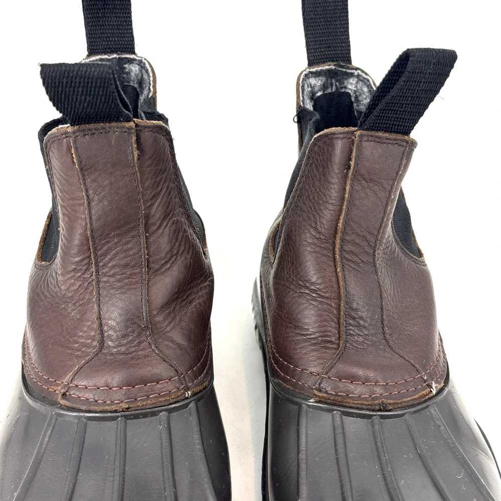 Baffin Boots Mens Size 8 Brown Black Waterproof Ankle‎ Duck Rain Snow Winter